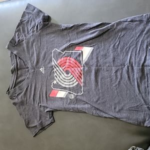 Adidas blazer v neck size small T shirt